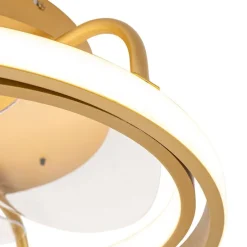 Deckenventilator Gold 46,5 cm inkl. LED mit Fernbedienung - Kees