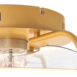 Deckenventilator Gold 46,5 cm inkl. LED mit Fernbedienung - Kees