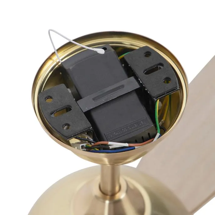 Deckenventilator Messing 96cm mit Fernbedienung - Rotar