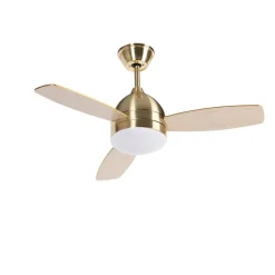 Deckenventilator Messing 96cm mit Fernbedienung - Rotar