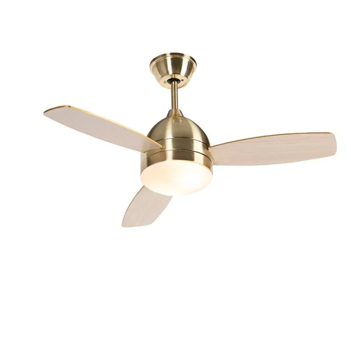 Deckenventilator Messing 96cm mit Fernbedienung - Rotar