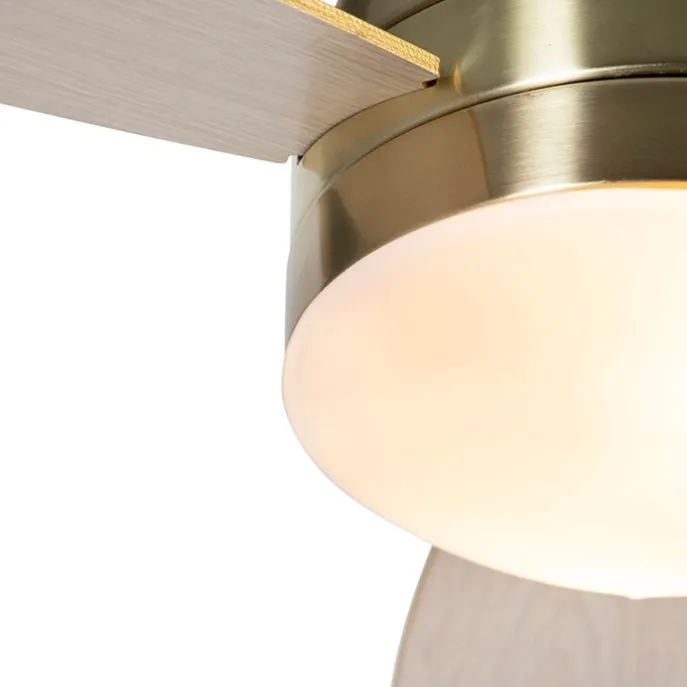 Deckenventilator Messing 96cm mit Fernbedienung - Rotar