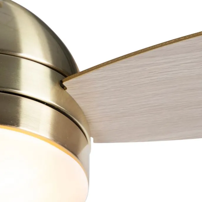 Deckenventilator Messing 96cm mit Fernbedienung - Rotar