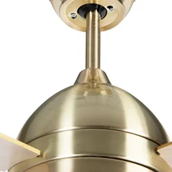 Deckenventilator Messing 96cm mit Fernbedienung - Rotar