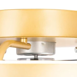 Deckenventilator Messing 50cm inkl. LED Dimmbar mit Fernbedienung - Maddy