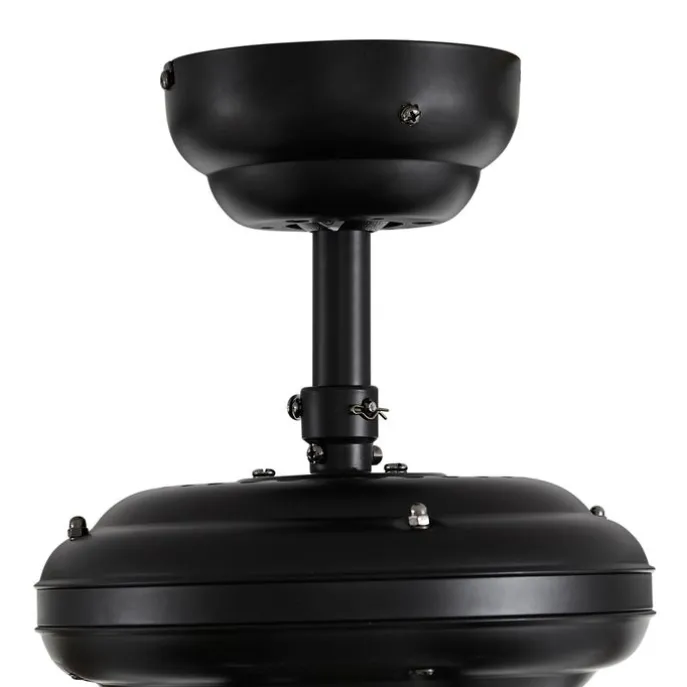 Deckenventilator schwarz 107,5 cm mit Zugschalter - Mistral Busa