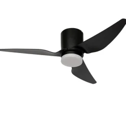 Deckenventilator schwarz 123cm inkl. LED Dimmbar mit Fernbedienung - Patty