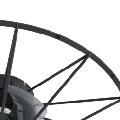 Deckenventilator schwarz 62cm inkl. LED Dimmbar mit Fernbedienung - Yaran