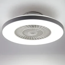 Deckenventilator weiß mit Sterneffekt 60cm inkl. LED Dimmbar mit Fernbedienung - Climo
