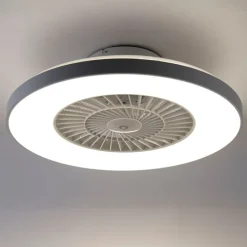 Deckenventilator weiß mit Sterneffekt 60cm inkl. LED Dimmbar mit Fernbedienung - Climo