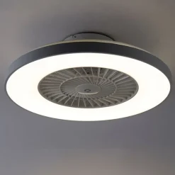 Deckenventilator weiß mit Sterneffekt 60cm inkl. LED Dimmbar mit Fernbedienung - Climo