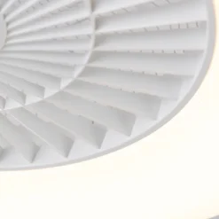 Deckenventilator weiß mit Sterneffekt 60cm inkl. LED Dimmbar mit Fernbedienung - Climo