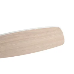 Deckenventilator weiß mit Holzaufdruck 96cm mit Fernbedienung - Rotar