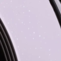 Deckenventilator weiß mit Sterneffekt 47cm inkl. LED Dimmbar mit Fernbedienung - Emily