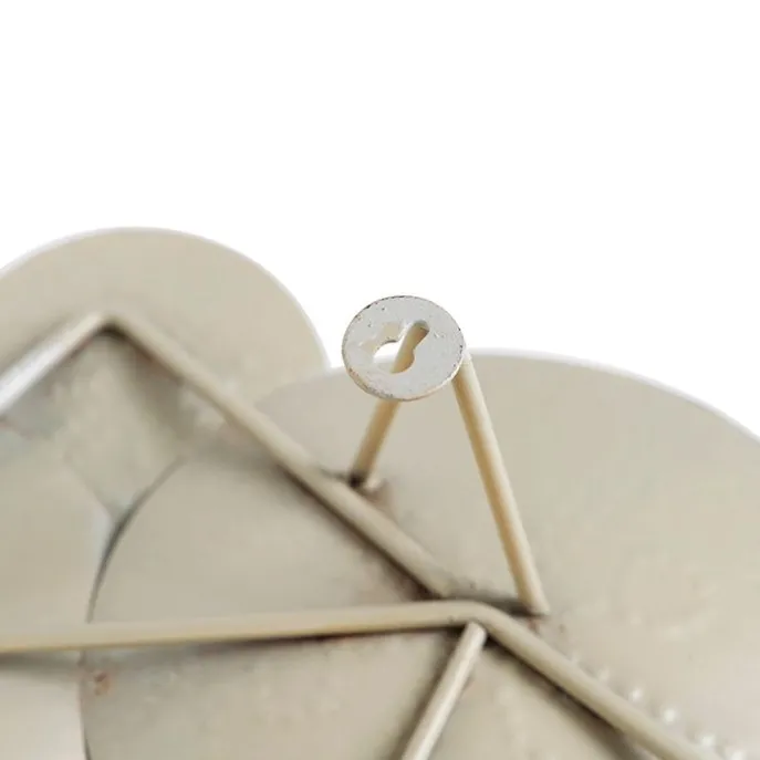 Dekorative orientalische Wandlampe Gold mit weißen 2 Lichtern - Hikina