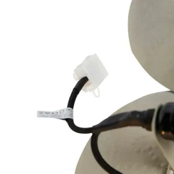 Dekorative orientalische Wandlampe Gold mit weißen 2 Lichtern - Hikina