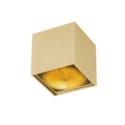 Design Aufbaustrahler Gold GU10 111mm - Box Honey