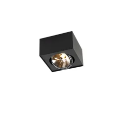 Design Aufbaustrahler Schwarz Verstellbar - Kaya