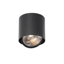 Design Aufbaustrahler schwarz verstellbar GU10 111mm - Impact