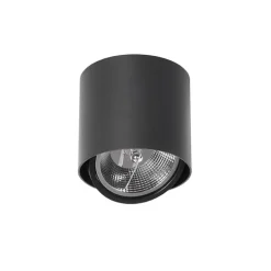 Design Aufbaustrahler schwarz verstellbar GU10 111mm - Impact