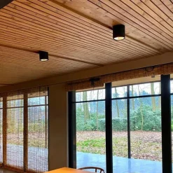 Design Aufbaustrahler schwarz verstellbar GU10 111mm - Impact