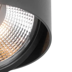 Design Aufbaustrahler schwarz verstellbar GU10 111mm - Impact