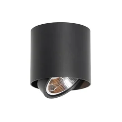 Design Aufbaustrahler schwarz verstellbar GU10 111mm - Impact