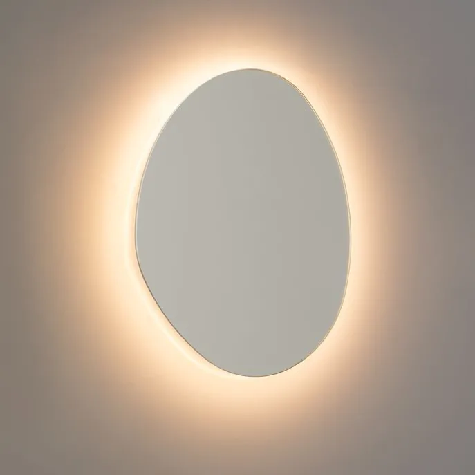 Design Badezimmerspiegel 40 cm inkl. LED IP44 - Biba