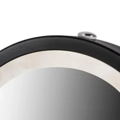 Design Badezimmerspiegel schwarz inkl. LED verstellbar IP44 - Vicino