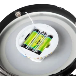 Design Badezimmerspiegel schwarz inkl. LED verstellbar IP44 - Vicino