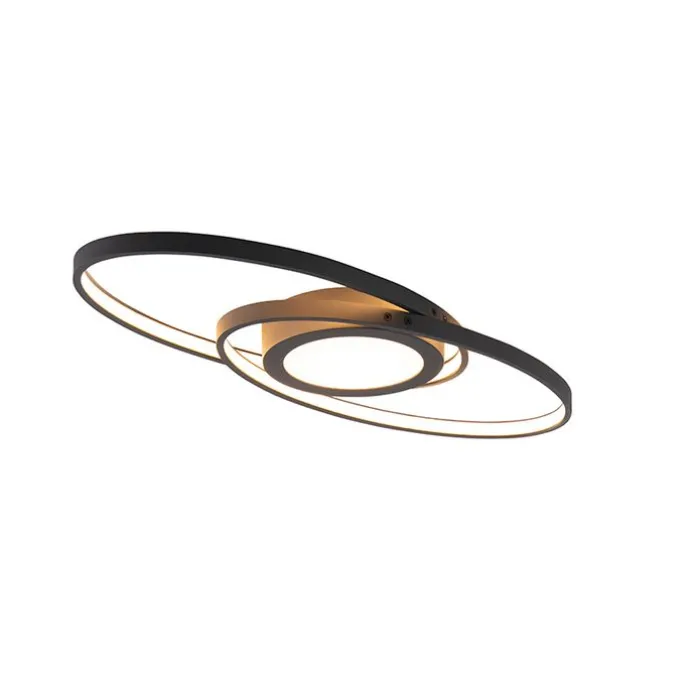 Design Deckenleuchte Anthrazit inkl. LED 3-stufig dimmbar - Axy