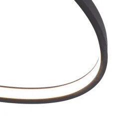 Design Deckenleuchte Anthrazit inkl. LED 3-stufig dimmbar - Axy