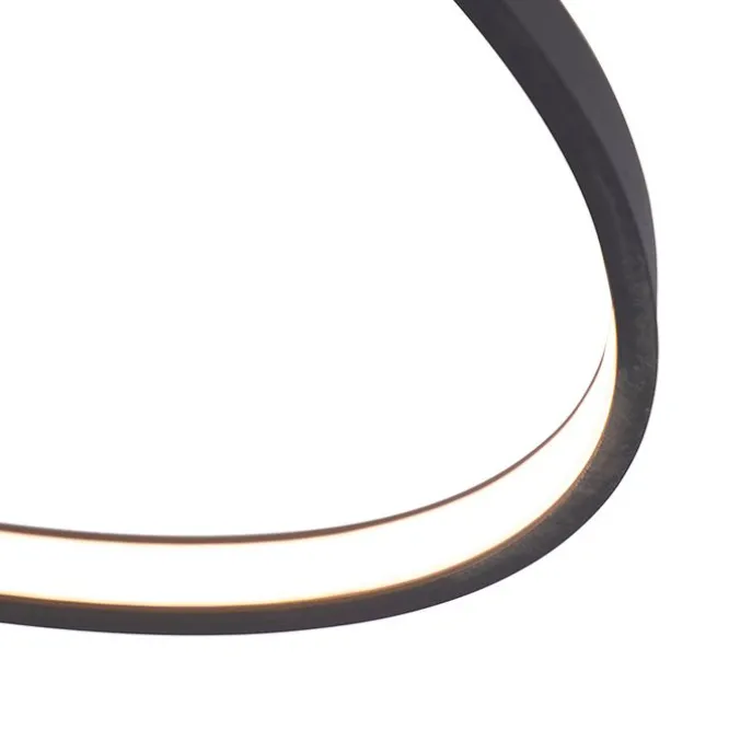 Design Deckenleuchte Anthrazit inkl. LED 3-stufig dimmbar - Axy