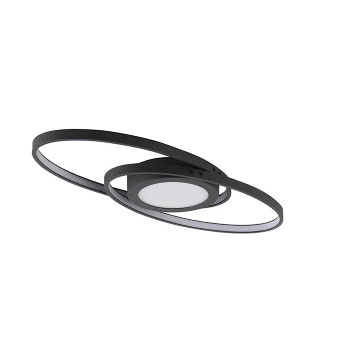 Design Deckenleuchte Anthrazit inkl. LED 3-stufig dimmbar - Axy