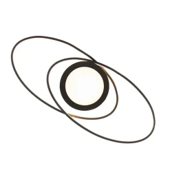 Design Deckenleuchte Anthrazit inkl. LED 3-stufig dimmbar - Axy