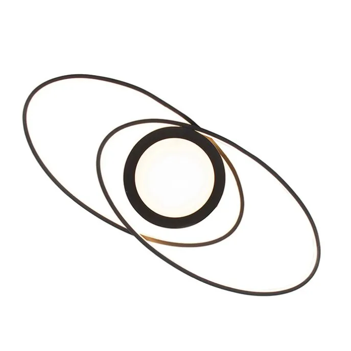 Design Deckenleuchte Anthrazit inkl. LED 3-stufig dimmbar - Axy