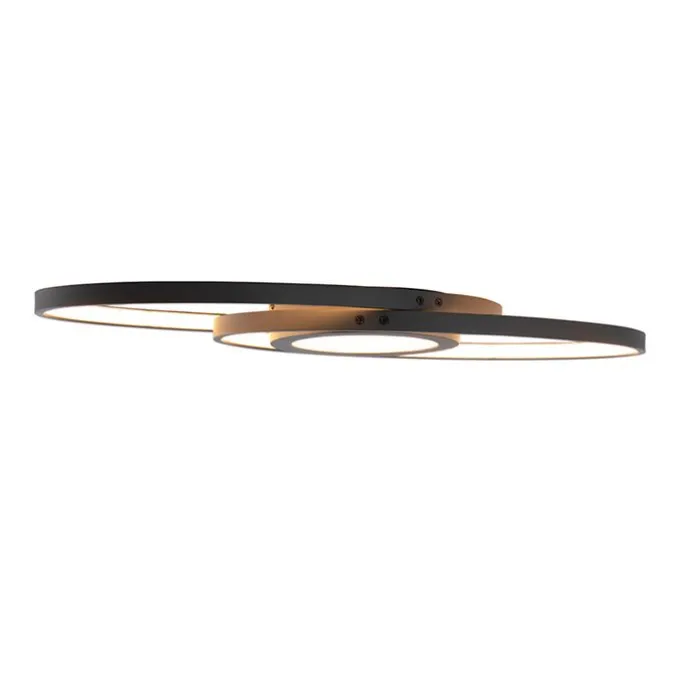 Design Deckenleuchte Anthrazit inkl. LED 3-stufig dimmbar - Axy