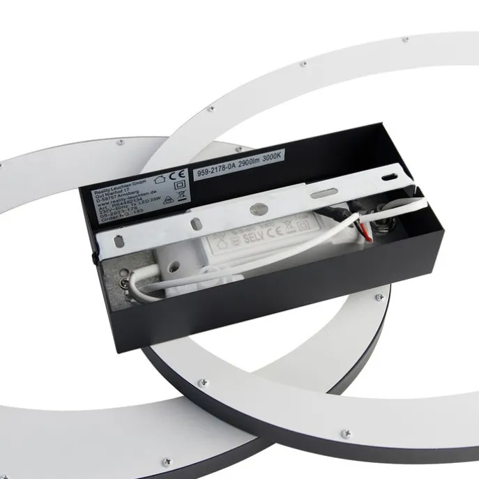 Design Deckenleuchte schwarz inkl. LED - Alexandra