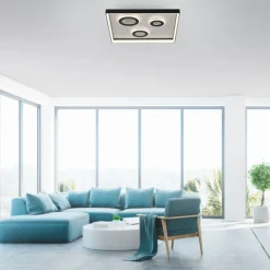 Design Deckenleuchte Schwarz inkl. Dimmbarer LED mit Fernbedienung - Dune