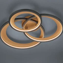 Design Deckenleuchte schwarz inkl. LED 3-stufig dimmbar - Joran