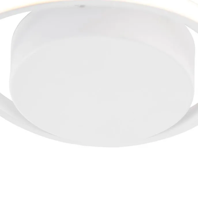 Design Deckenleuchte weiß inkl. LED 3-stufig dimmbar - Krula