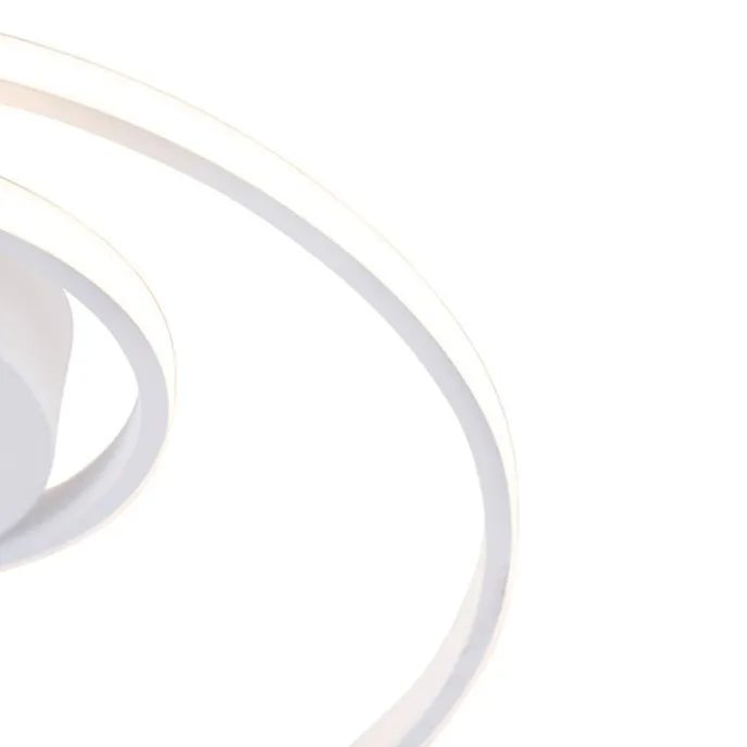 Design Deckenleuchte weiß inkl. LED 3-stufig dimmbar - Krula