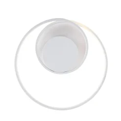 Design Deckenleuchte weiß inkl. LED 3-stufig dimmbar - Krula