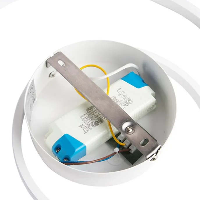 Design Deckenleuchte weiß inkl. LED 3-stufig dimmbar - Krula