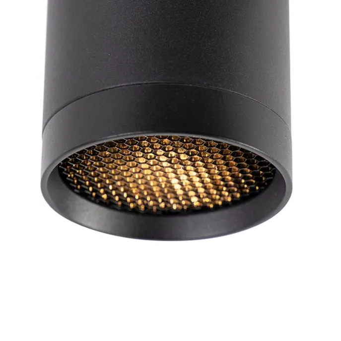 Design Deckenstrahler schwarz verstellbar GU10 50mm - Scopio Honey