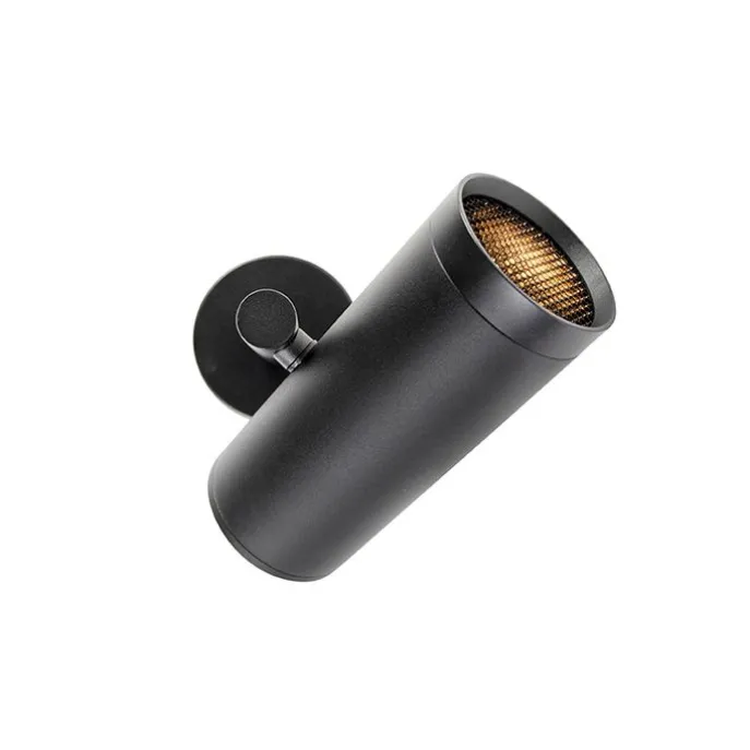 Design Deckenstrahler schwarz verstellbar GU10 50mm - Scopio Honey