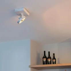 Design Deckenstrahler Weiß Dreh- und Kippbar - Go