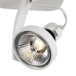 Design Deckenstrahler Weiß GU10 70mm dreh- und schwenkbar - Vo