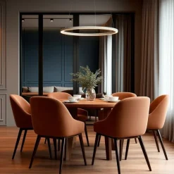 Design Hängelampe Beige 80cm inkl. LED 3-Stufen Dimmbar - Girello