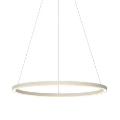 Design Hängelampe Beige 80cm inkl. LED 3-Stufen Dimmbar - Girello